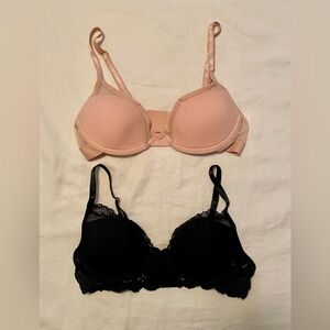 Pepper All You Bras in Rosewater and Black